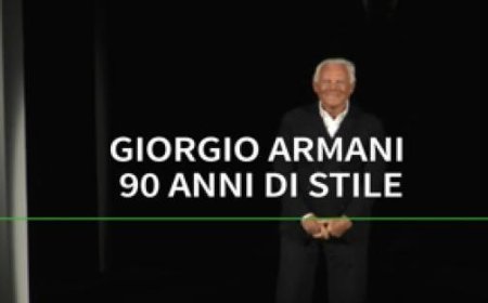 Giorgio Armani : 90 ans de style. Les félicitations de Sophia Loren