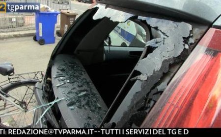 Car and Bicycle Collide in Via Trieste: Cyclist Smashes Windshield