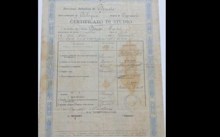 Vor hundert Jahren ging Großvater Michele in die zweite Klasse – Die Zeugnisse von damals