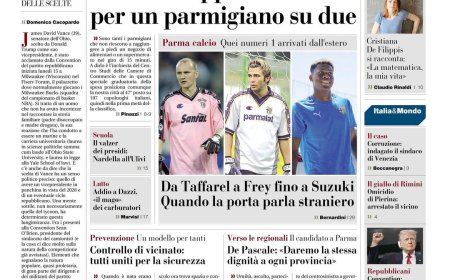 Frontseite der heutigen Gazzetta.
