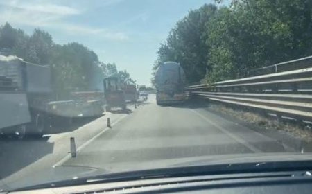 Kilometerlange Staus wegen Brückenarbeiten: Verzögerungen und Unannehmlichkeiten in Pontetaro – Video