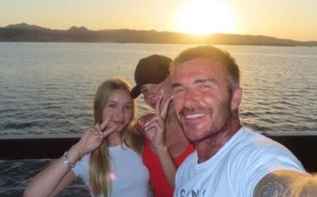 David Beckham et sa famille en Sardaigne, les clichés de Victoria sur Instagram – Photos