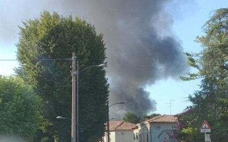 Brand in Mülldeponie Mezzani