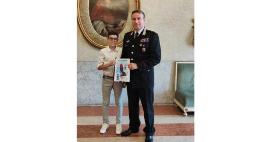 La thèse d’Andrea Mariano pour l’examen de troisième est intitulée “Mon père, un Carabinieri”