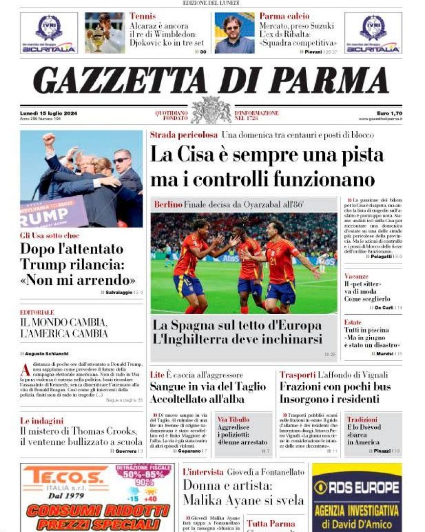 La Gazzetta d’aujourd’hui : Les gros titres du jour