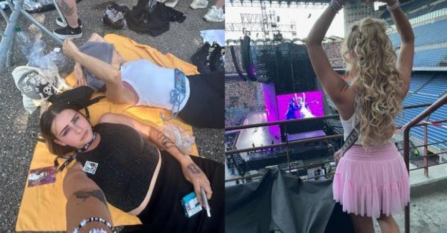 Folie autour de Taylor Swift: les “Swifters” à San Siro: Regardez les photos