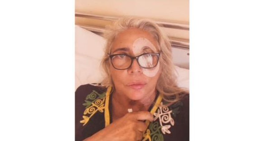 Mara Venier et l’œil bandé dans un post sur Instagram : “Jamais tranquille”