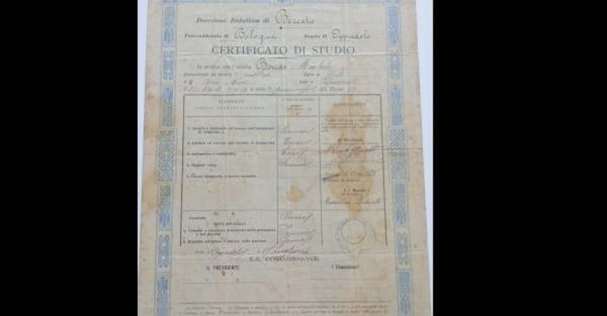 Vor hundert Jahren ging Großvater Michele in die zweite Klasse – Die Zeugnisse von damals