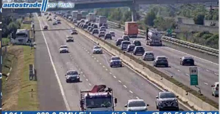 Accident de voiture : 3 kilomètres de queue entre Berceto et Pontremoli