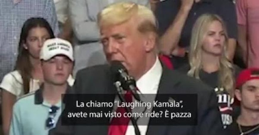 Trump qualifie Kamala Harris de folle et corrompue : « elle est hors de son esprit » – Vidéo