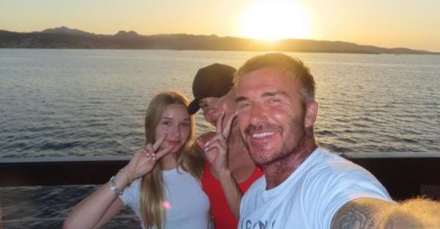 David Beckham et sa famille en Sardaigne, les clichés de Victoria sur Instagram – Photos