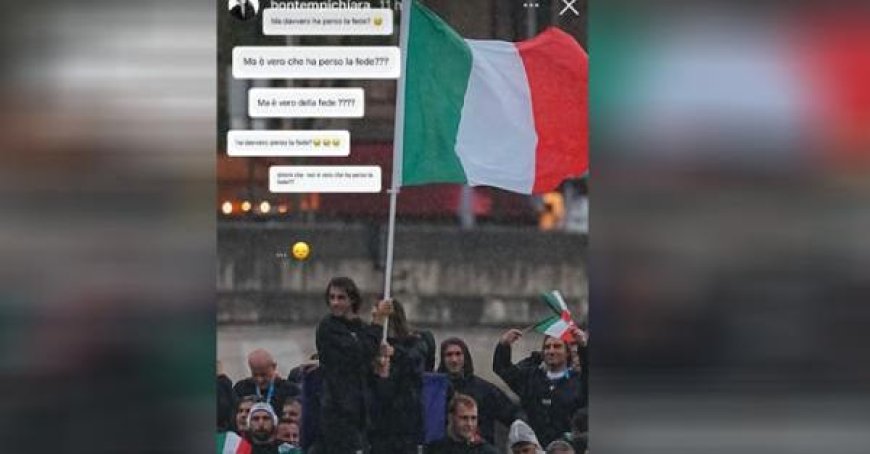 Tamberi perd sa foi matrimoniale, l’ironie amère de sa femme Chiara dans un post sur Instagram