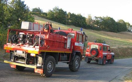 Brand in der ökologischen Station in Berceto