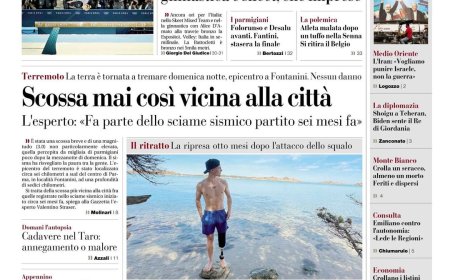 Titre d’actualité : La première page de la Gazette d’aujourd’hui