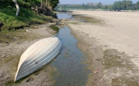 Le Po est à sec : les plages réduites à un «désert»