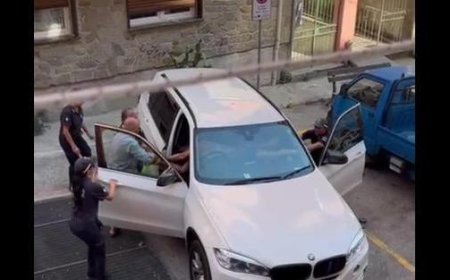 Monterosso refuse de payer la ZTL et refuse de s’identifier auprès de la police locale: filmé traîné hors de sa voiture, la vidéo devient virale