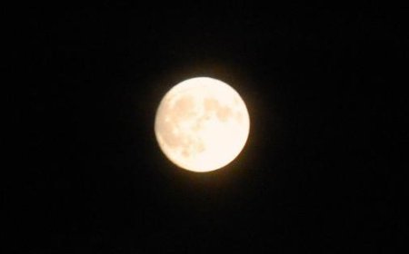 Fast volle Mond beleuchtet Parma – Schicken Sie uns Ihre Fotos