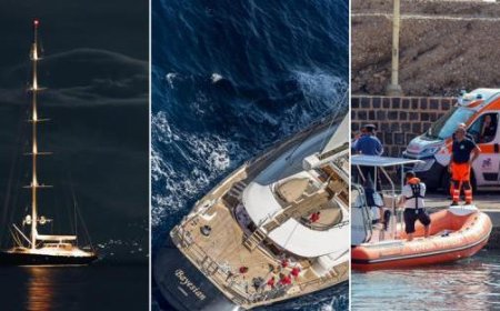 Un Superyacht coule en Sicile : 6 disparus, les plongeurs des pompiers recherchent à 49 mètres de profondeur – Photos