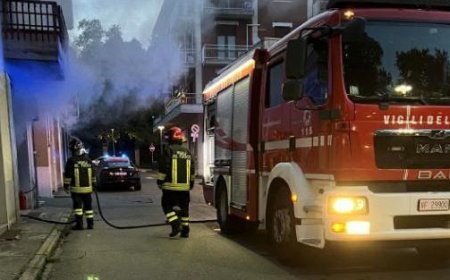 Incendie dans un magasin de la rue de Gorizia