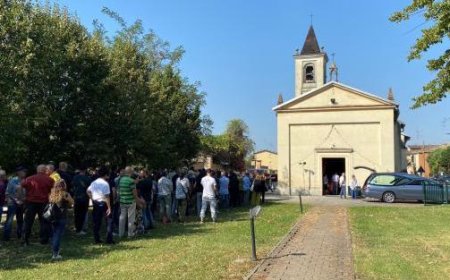Letzte Abschiednahme von Riccardo Fanti in Taneto