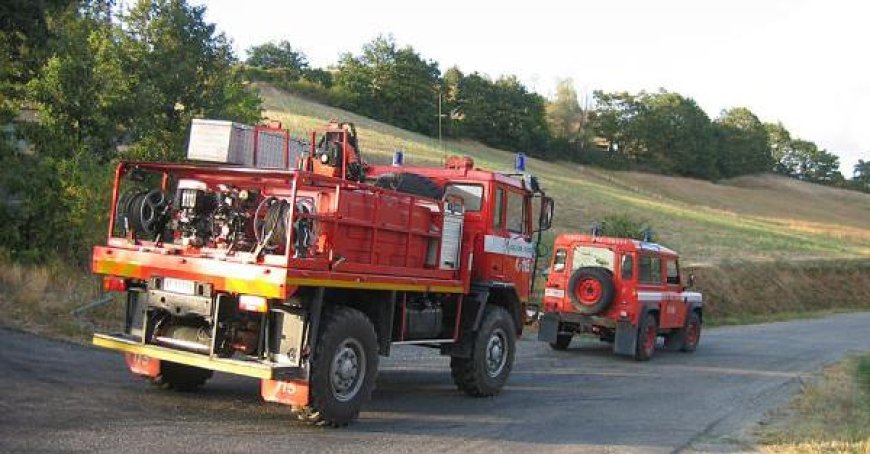 Brand in der ökologischen Station in Berceto