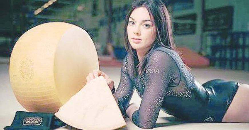 Giorgia Villa devient le nouveau visage du Parmigiano en tant que «fata» d’argent
