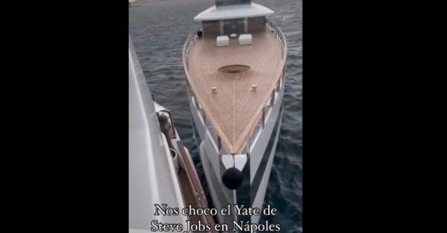 Zusammenstoß der Mega-Yachten von Steve Jobs und einem mexikanischen Milliardär im Hafen von Neapel – Video