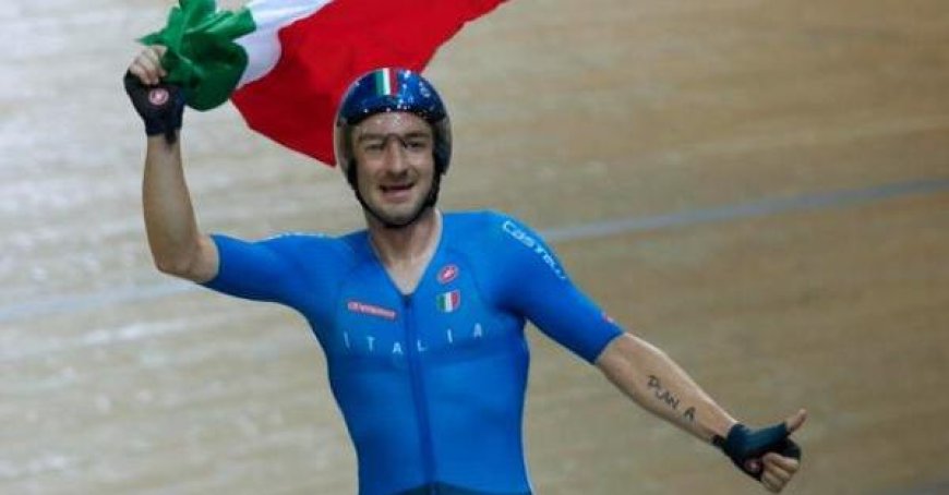 Paris : L’Italie remporte l’argent dans la course Madison hommes avec la paire composée d’Elia Viviani et Simone Consonni
