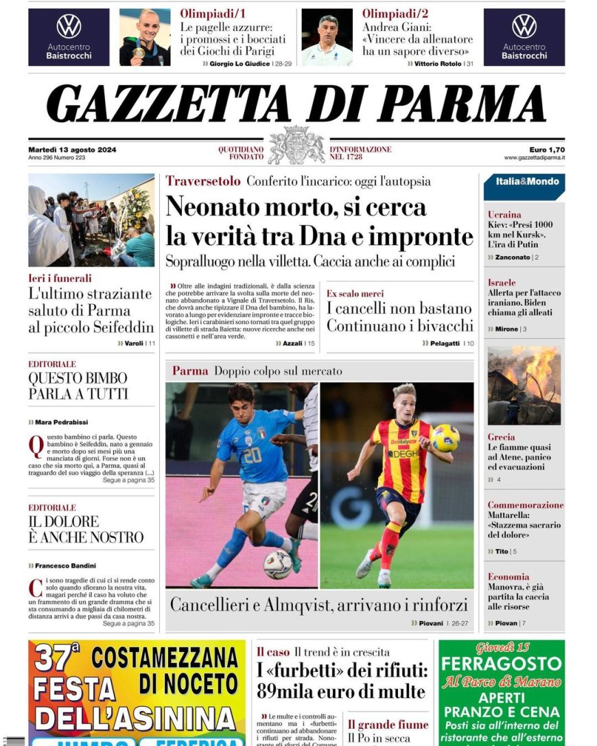 Today’s Gazette Front Page Unveiled