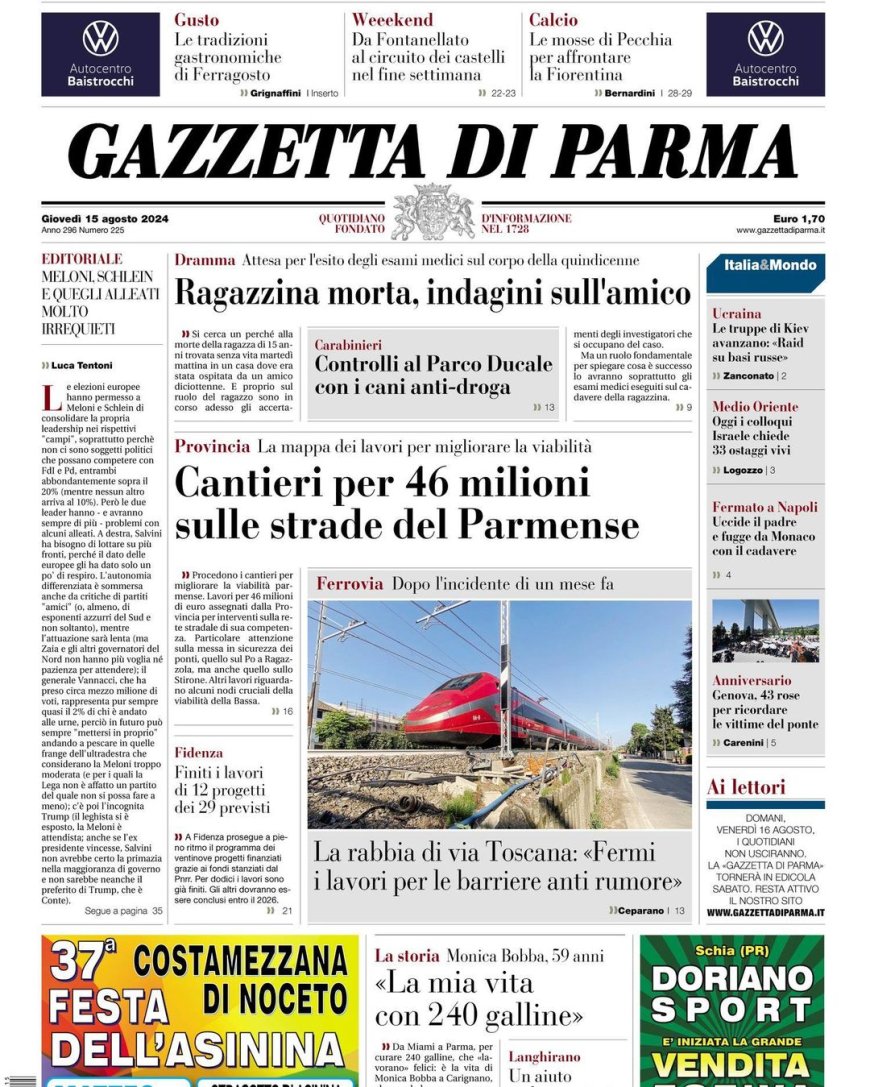 La Une de la Gazette d’aujourd’hui : “Titre de l’article”