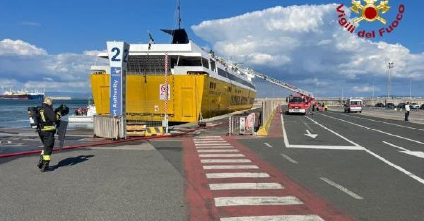 Incendie à bord d’un ferry au départ de Piombino (vers l’Elbe), évacuation en cours
