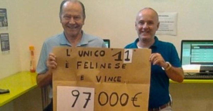 Un habitant de Felino remporte 97 000 euros au Totocalcio