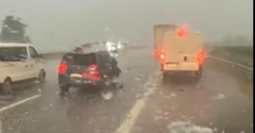 Violente tempête de grêle dans le Bresciano, des rues blanchies – Vidéo