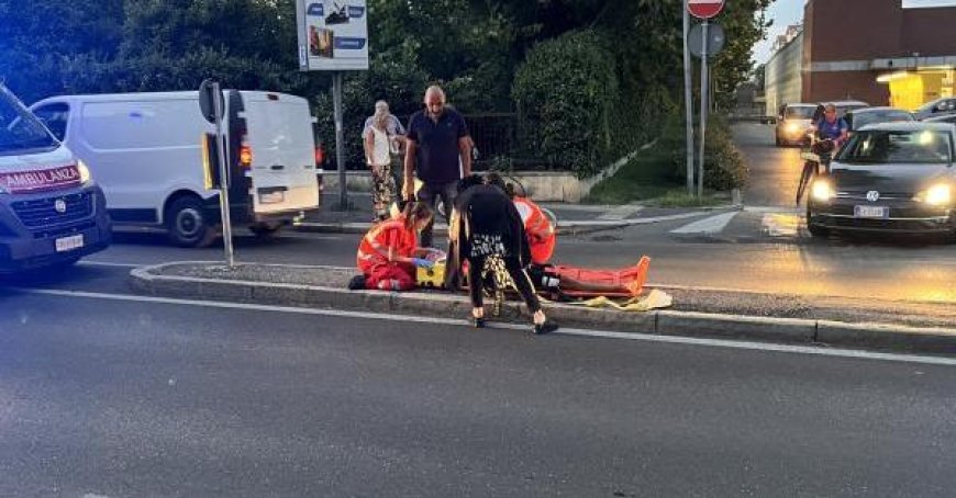 Radfahrer von Auto erfasst: Stau in der Via Emilia Est