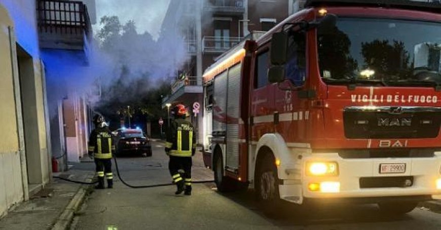Incendie dans un magasin de la rue de Gorizia