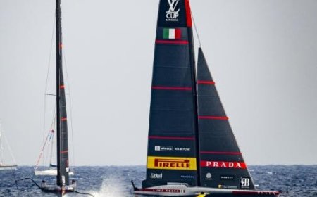 Luna Rossa remporte une victoire sur Alinghi