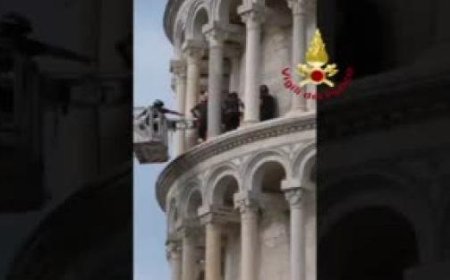 Tourist auf schiefem Turm in Pisa krank geworden: 45-Jähriger gerettet – Video