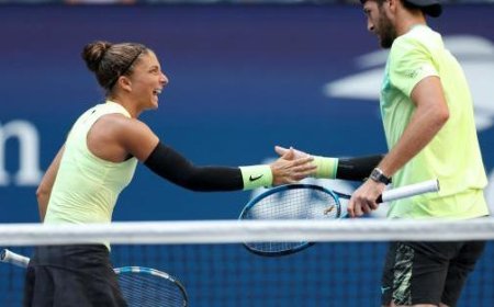 US Open: Sara Errani und Andrea Vavassori triumphieren im Mixed-Doppel und schreiben Tennis-Geschichte