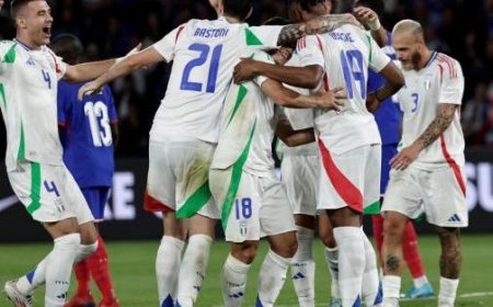 Historischer Sieg in Paris: Italien schlägt Frankreich mit 3-1