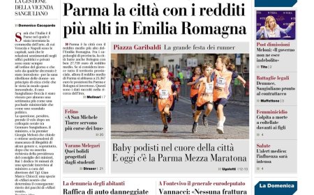 Frontseite der heutigen Gazzetta als deutsche Übersetzung