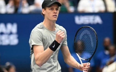 Sinner siegt bei den US Open: 6-3, 6-4, 7-5 gegen Fritz