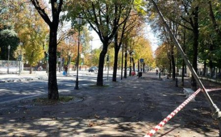 Lampe fällt vom Straßenlaternenmast – Gelber Alarm auf der Hauptstraße – Die Fotos