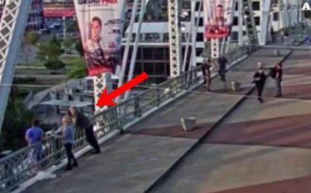 Jon Bon Jovi sauve une femme qui voulait se jeter d’un pont – Vidéo
