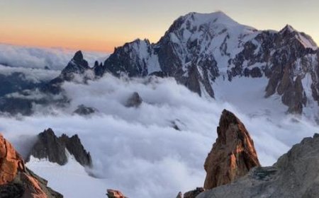 Des alpinistes bloqués sur la Dent du Géant, la météo défavorable entrave les secours