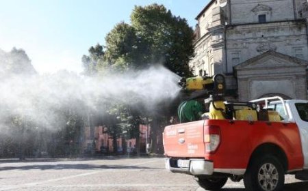 Tigermücke, Schädlingsbekämpfung am Morgen in Oltretorrente – Foto