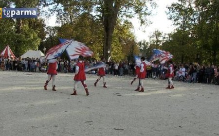 Premiers événements du Palio de Parme au Parco Ducale cet après-midi – Vidéo