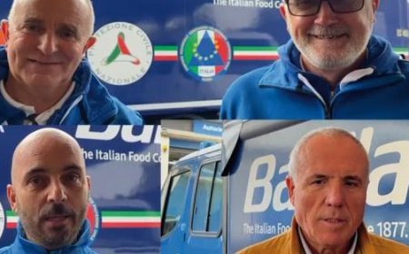 Barilla Mobile Säule bricht zum G7-Gipfel auf. Auch der Chef der Highlights an Bord – Video