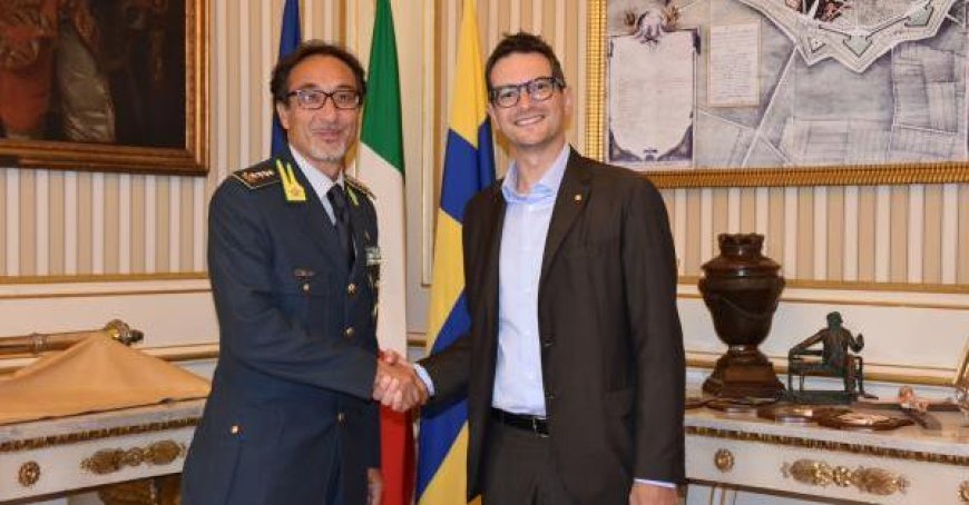 Neuer Kommandant der Finanzwache in Parma im Rathaus ernannt