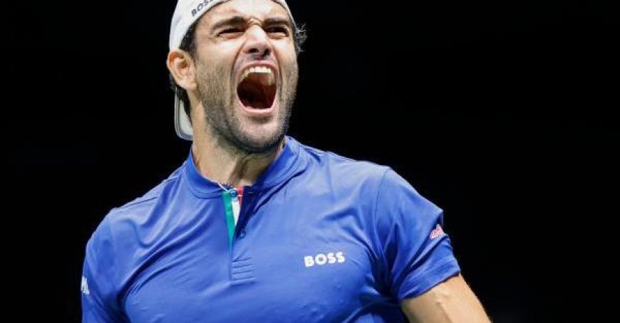 Coppa Davis : Berrettini réalise une grande remontada contre la Belgique, score final 1-0