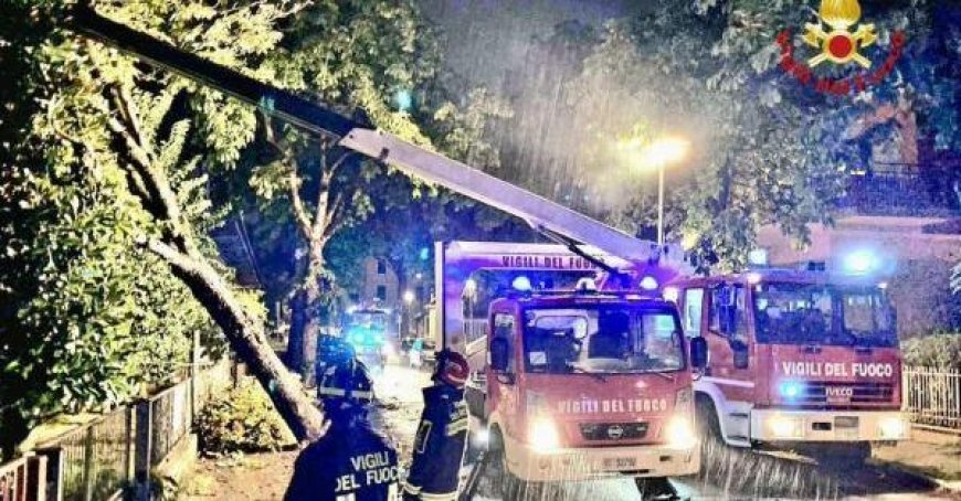 Mauvais temps en Romagne : trois unités des pompiers de Parme partent dans l’après-midi avec quelques véhicules